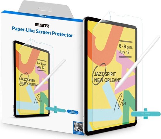 ESR Paper-Feel Screen Protector 12.9 Inch (2022/2021/2020/2018), Put Pencil to Paper Protection