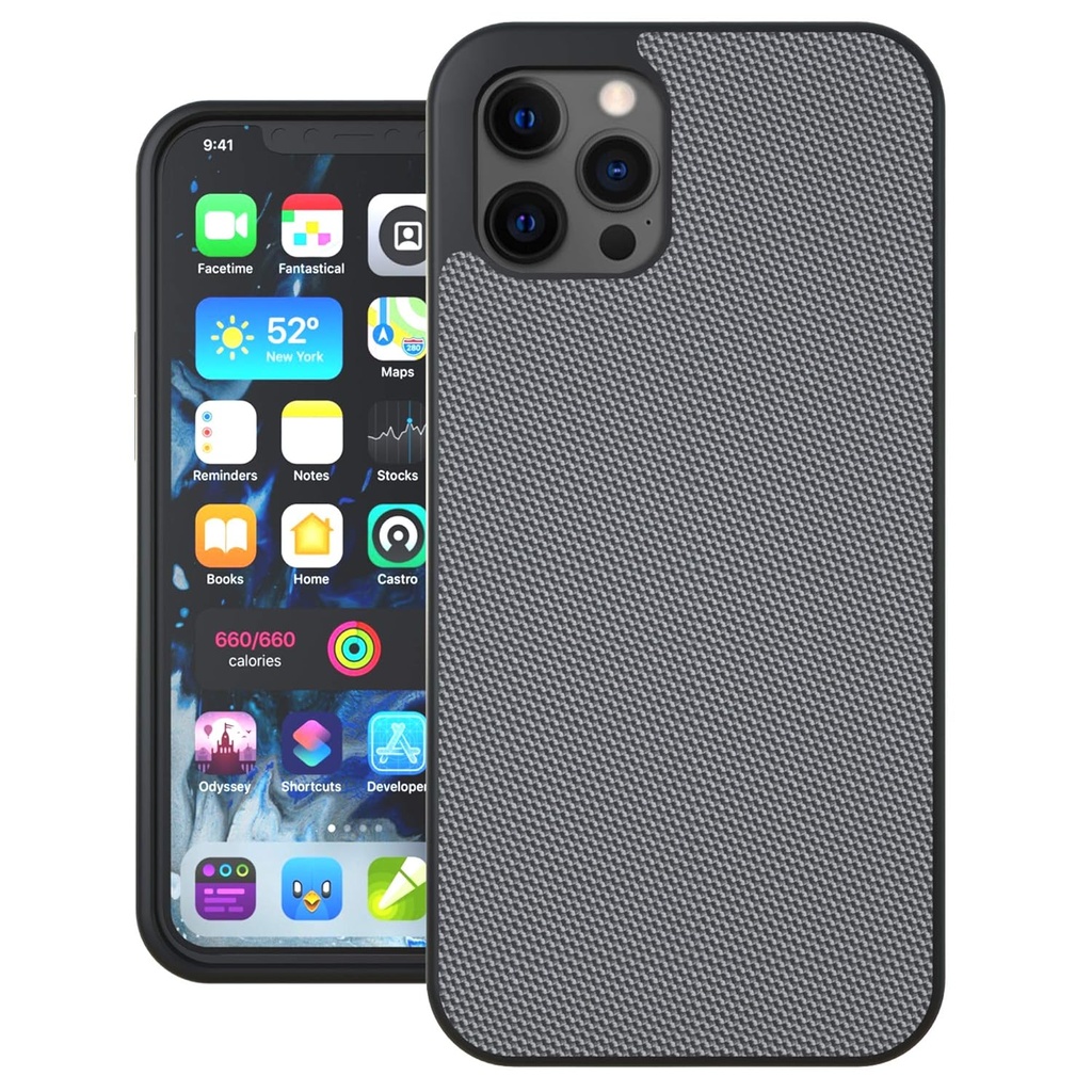 EvutecCase for iPhone 12 Pro  -black