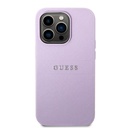 Guess PU Saffiano Hard Case for iPhone 14 Pro Max (6.7") - Purple