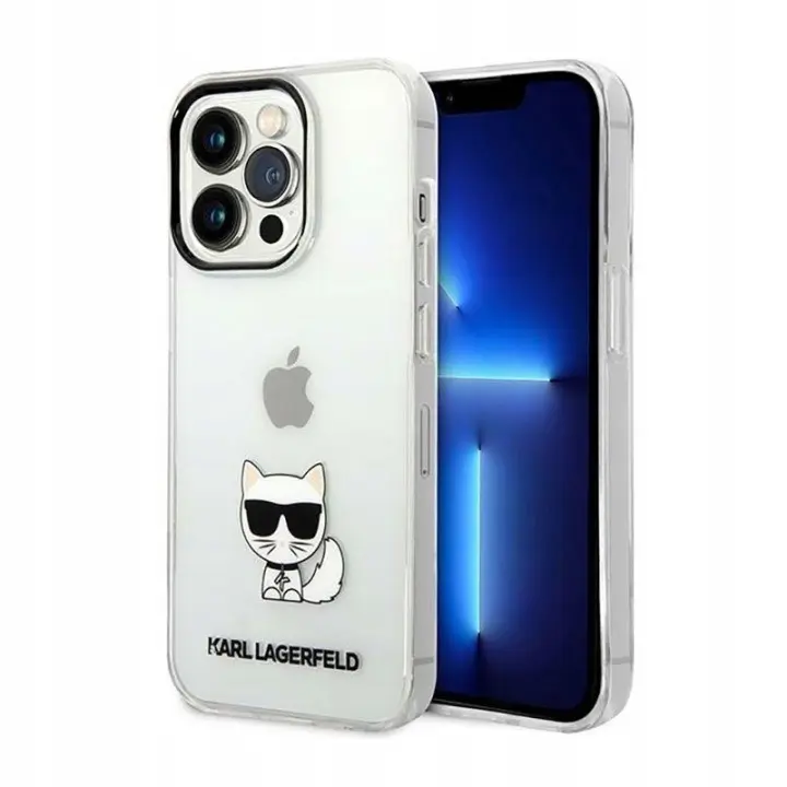  Karl Lagerfeld IML Choupette Body Hard Casefor iPhone 14 Pro Max (6.7") - Transparent