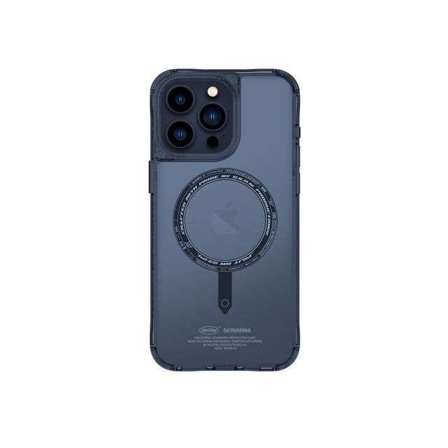 SkinArma Saido MagSafe Case for iPhone 15 Pro Max - Blue 