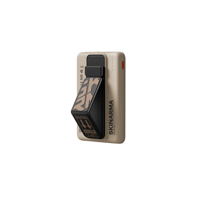 SkinArma Spunk 20W PD Wireless 5000mAh Power Bank - Beige 