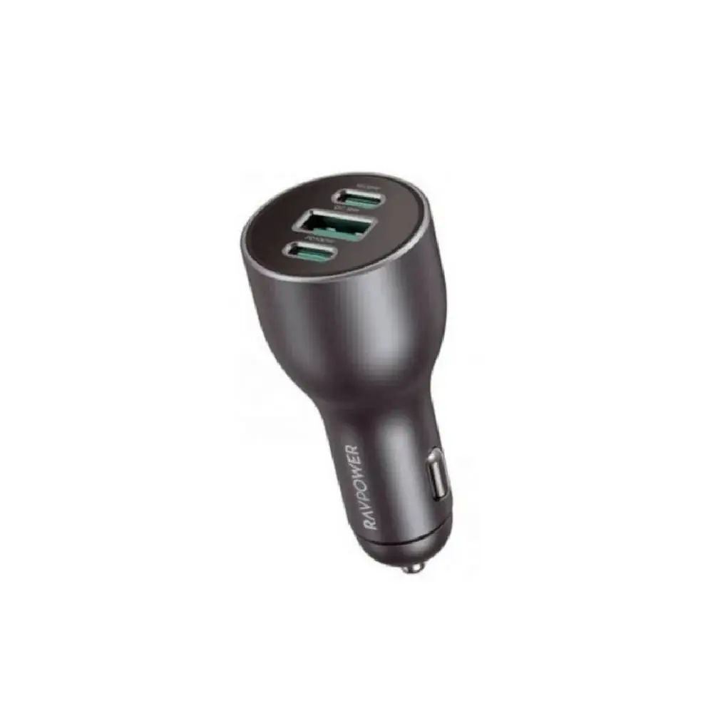 RP-VC1011 - 100W 3-Port car charger gray global