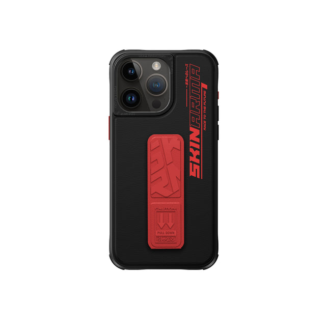 SkinArma Slate Grip-Stand Case for iPhone 15 Pro Max - Orange