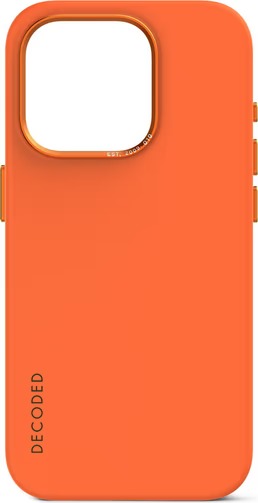 decoded iphone 15 pro max silicone magsafe case apricot