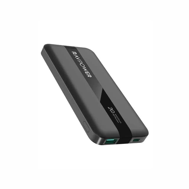 RAVPower RP-PB236 PD Pioneer 20W 3-Port 10000mAh Power Bank Black