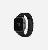 Uniq Strova Stainless Steel Band for Apple Watch 49/45/44mm - Midnight Black