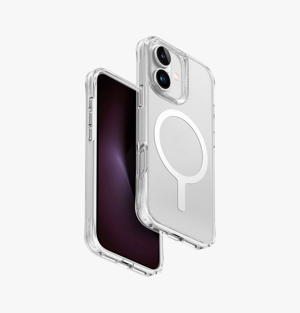 Uniq Hybrid Lifepro Xtreme MagSafe Case for iPhone 16 Plus - Dove Frost Clear