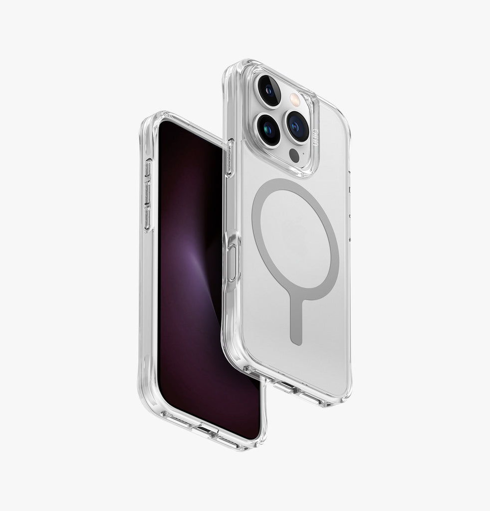 Uniq Hybrid Lifepro Xtreme MagSafe Case for iPhone 16 Pro - Dove Frost Clear