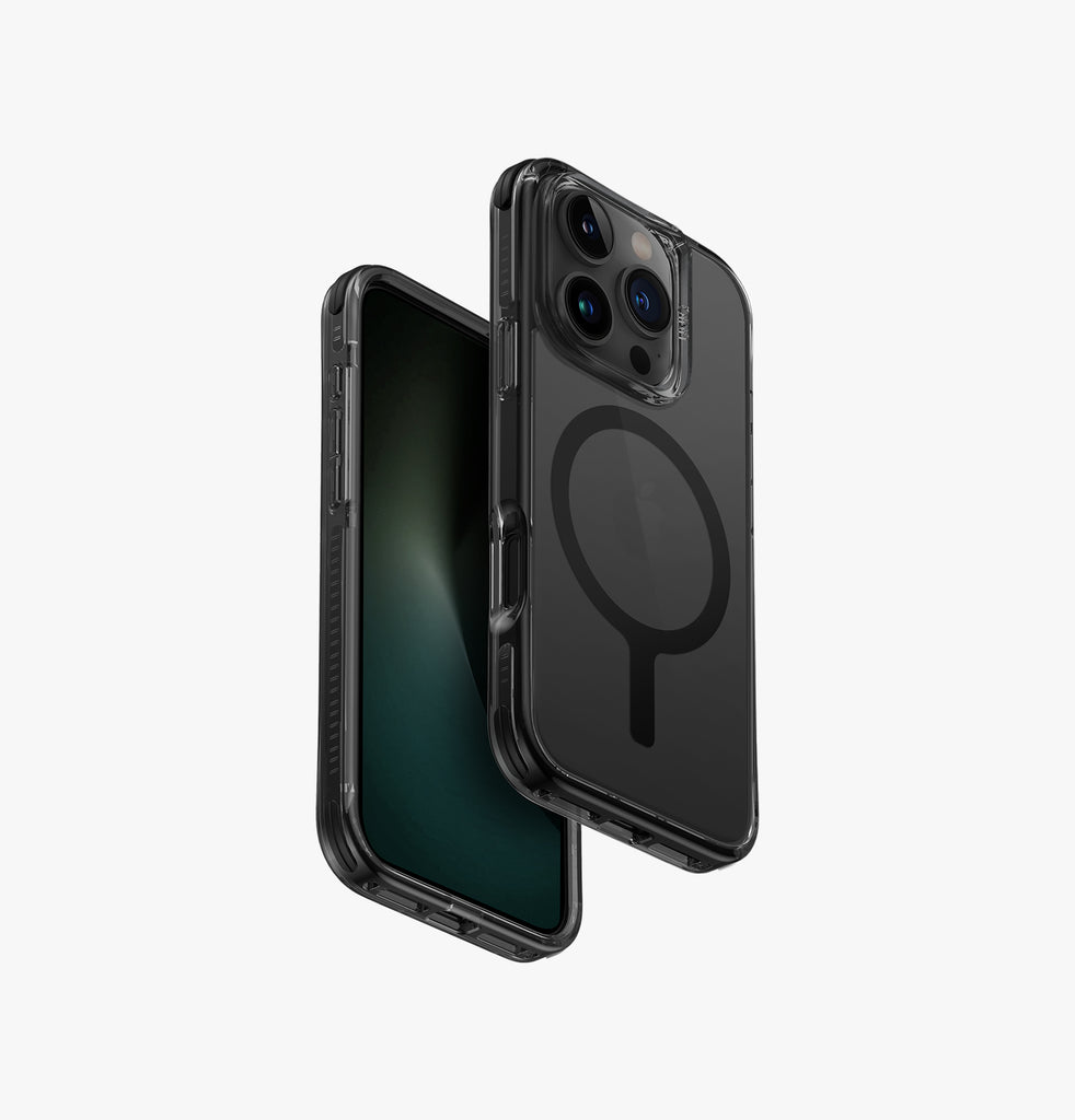 Uniq Hybrid Combat MagSafe Case for iPhone 16 Pro - Carbon Black