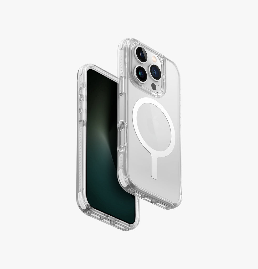 Uniq Hybrid Combat MagSafe Case for iPhone 16 Pro - Luminous White