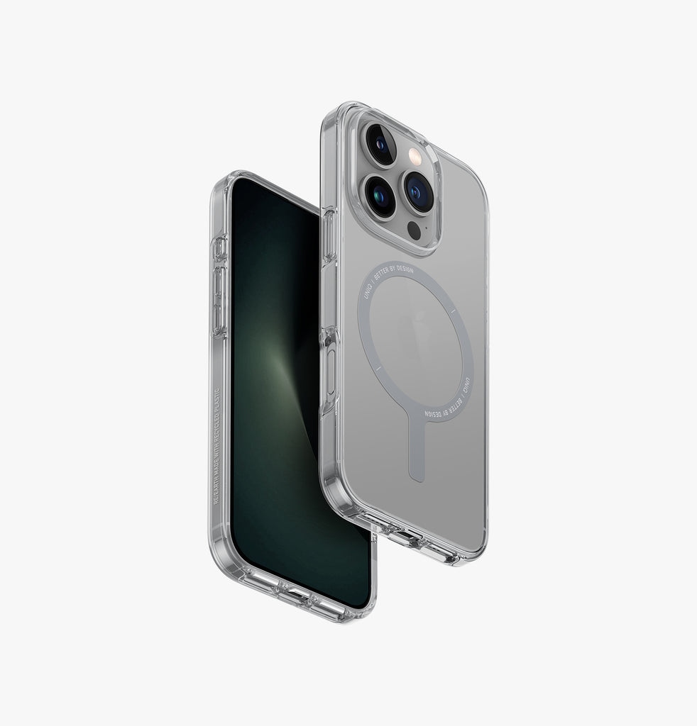 Uniq Hybrid Clario MagSafe Case for iPhone 16 Pro Max – Lucent Clear