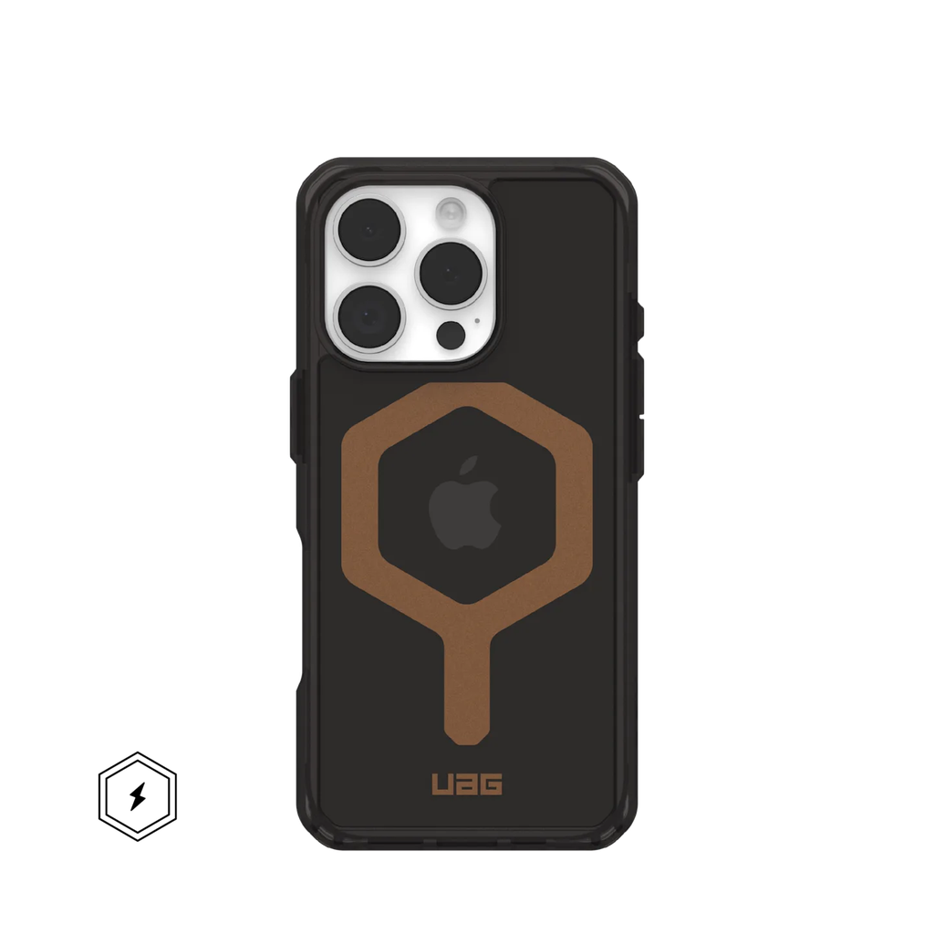 UAG iPhone 16 Pro Magsafe Plyo Case (Black/Bronze)