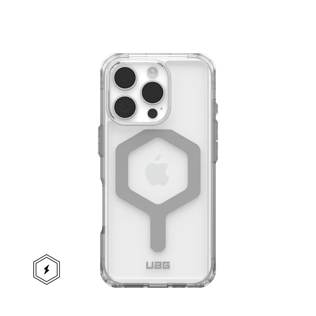 UAG iPhone 16 Pro Magsafe Plyo Case (Ice/Silver)