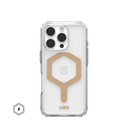 UAG iPhone 16 Pro Magsafe Plyo Case (Ice/Gold)
