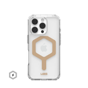 UAG iPhone 16 Pro Magsafe Plyo Case (Ice/Gold)