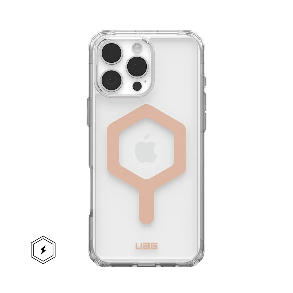 UAG iPhone 16 Pro Max Magsafe Plyo Case (Ice/Rose Gold)