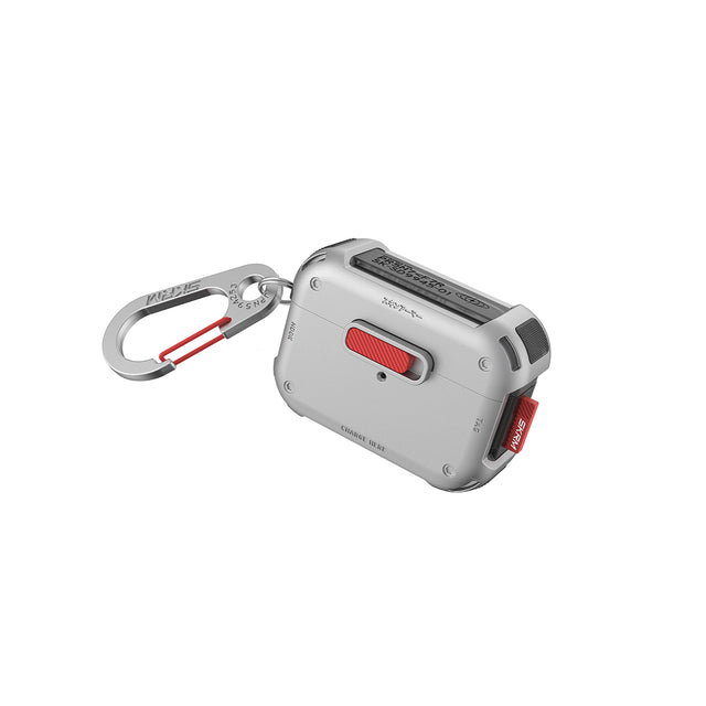 SkinArma Mecha Case for Airpods Pro 2 - Chrome