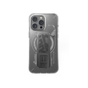 SkinArma Helio MagSafe Case With Grip Stand for iPhone 16 Pro - Titanium