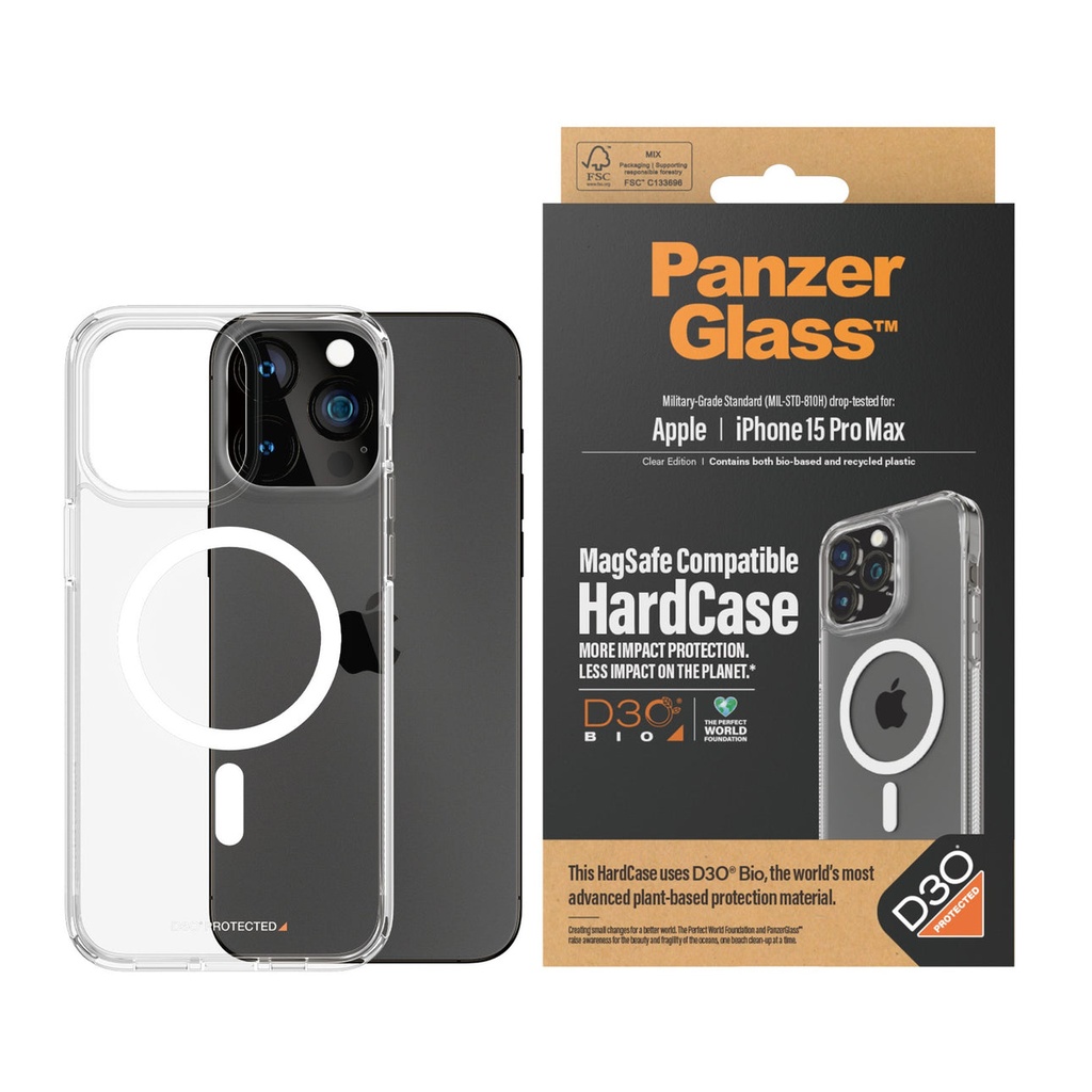 PanzerGlass iPhone 2023 6.7" Pro Max | HardCase MagSafe with D3O®
