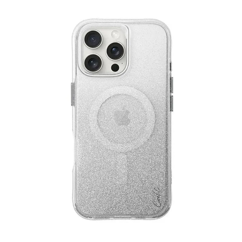 Uniq Coehl Lumino MagSafe Case for iPhone 16 Pro – Sparkling Silver