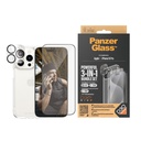 PanzerGlass iPhone 15 Pro 6.1"| 360 Bundle with D3O® | Clear