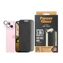 PanzerGlass iPhone 15 6.1" | 360 Bundle with D3O® | Privacy