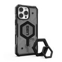 UAG iPhone 16 Pro Max Magsafe Pathfinder Clear Case - Ash / Black Stand