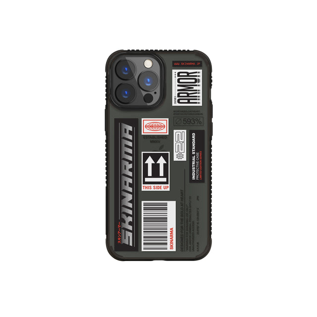 skinarma iphone 13 pro armor black