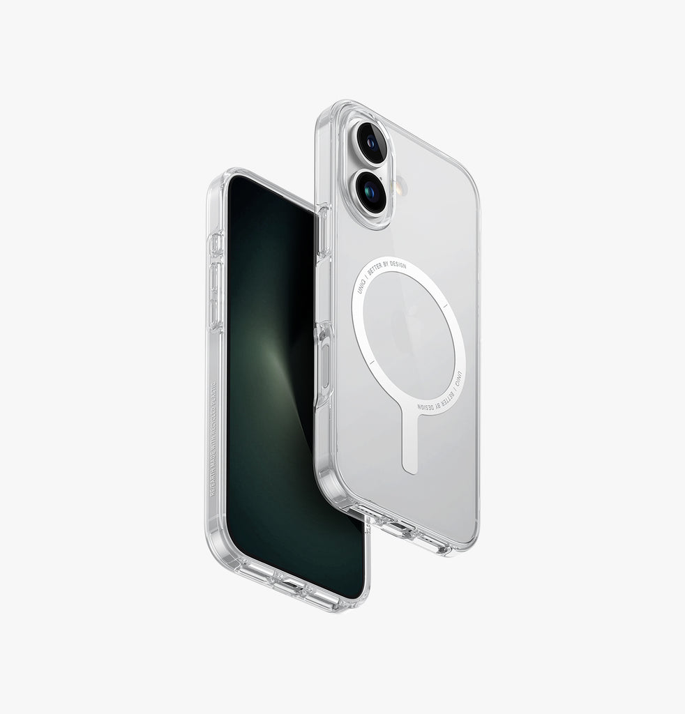 UNIQ HYBRID IPHONE 16 (2024) 6.1 MAGCLICK CHARGING COMBAT (LUMINOUS) - LUME-WHITE (LUME-WHITE)
