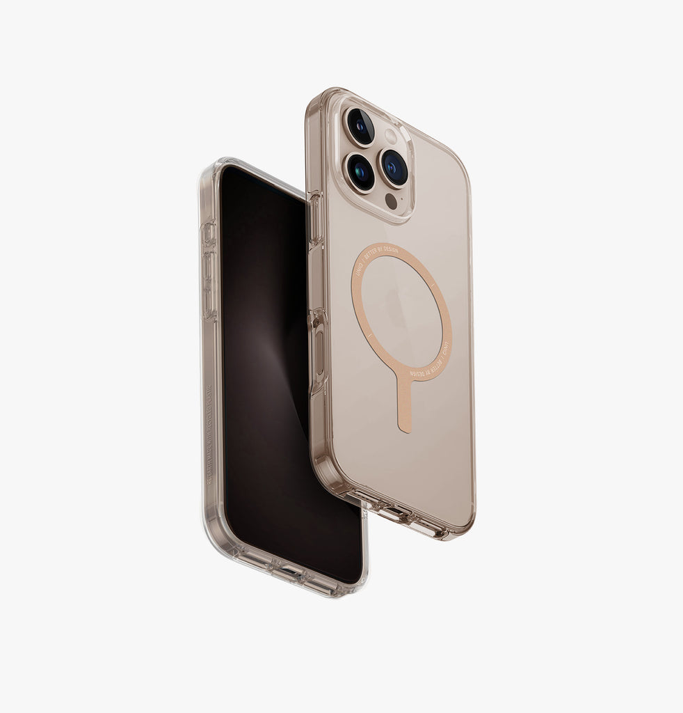 Uniq Hybrid Clario (Eco) MagSafe case for iPhone 16 Pro Max – Champagne Gold