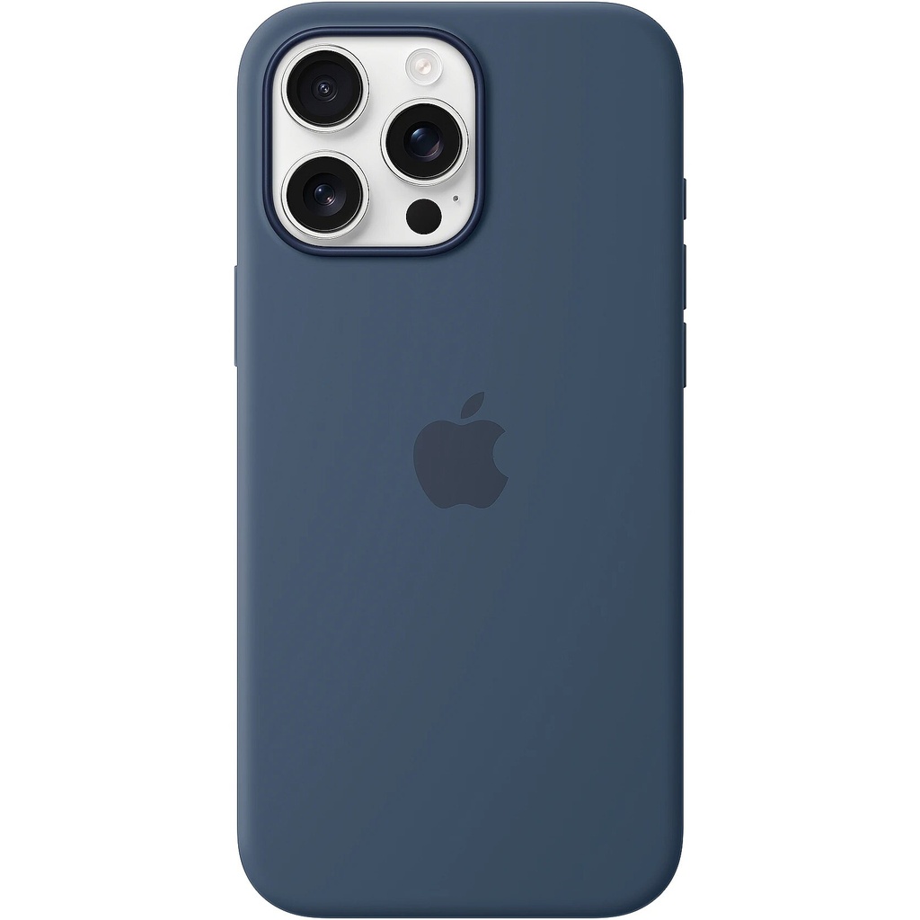 Apple iPhone 16 Pro Max Silicone Case with MagSafe - Denim