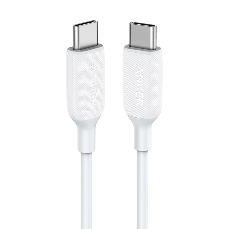 anker powerLine iii usb-c to usb-c white 0.9m
