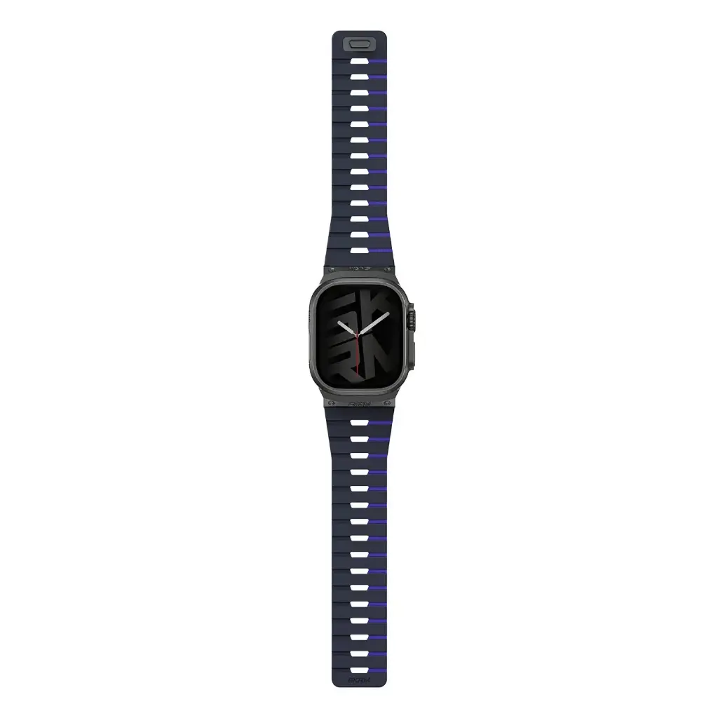 SkinArma Gemini Magnetic Watch Strap for Apple Watch 49/46/45MM - Navy Blue