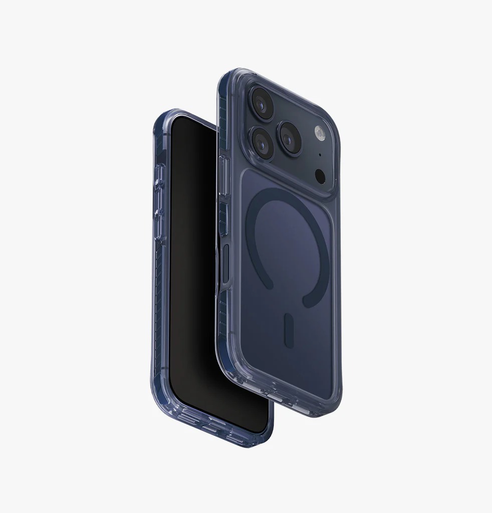 Uniq Hybrid Combat MagSafe Case for iPhone 17 Pro - Navy Blue