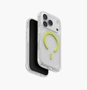 Uniq Hybrid Combat Active MagSafe Case for iPhone 17 Pro - Frost Clear / Lume Light