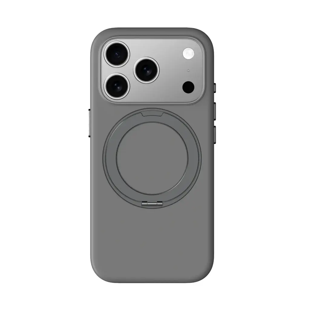 AMAZINGTHING CLOUDIE MAGSPIN DROP PROOF CASE FOR IPHONE 17 PRO MAX 6.9 (Color: GREY)