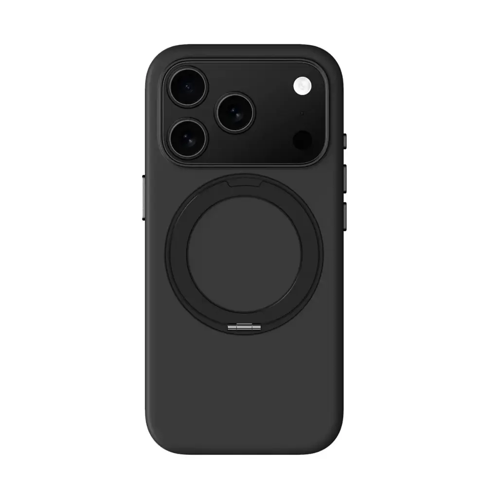 AMAZINGTHING CLOUDIE MAGSPIN DROP PROOF CASE FOR IPHONE 17 PRO MAX 6.9 (Color: BLACK)