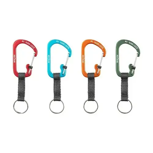 NiteIze SlideLock® Carabiner Aluminum #3 - Blue