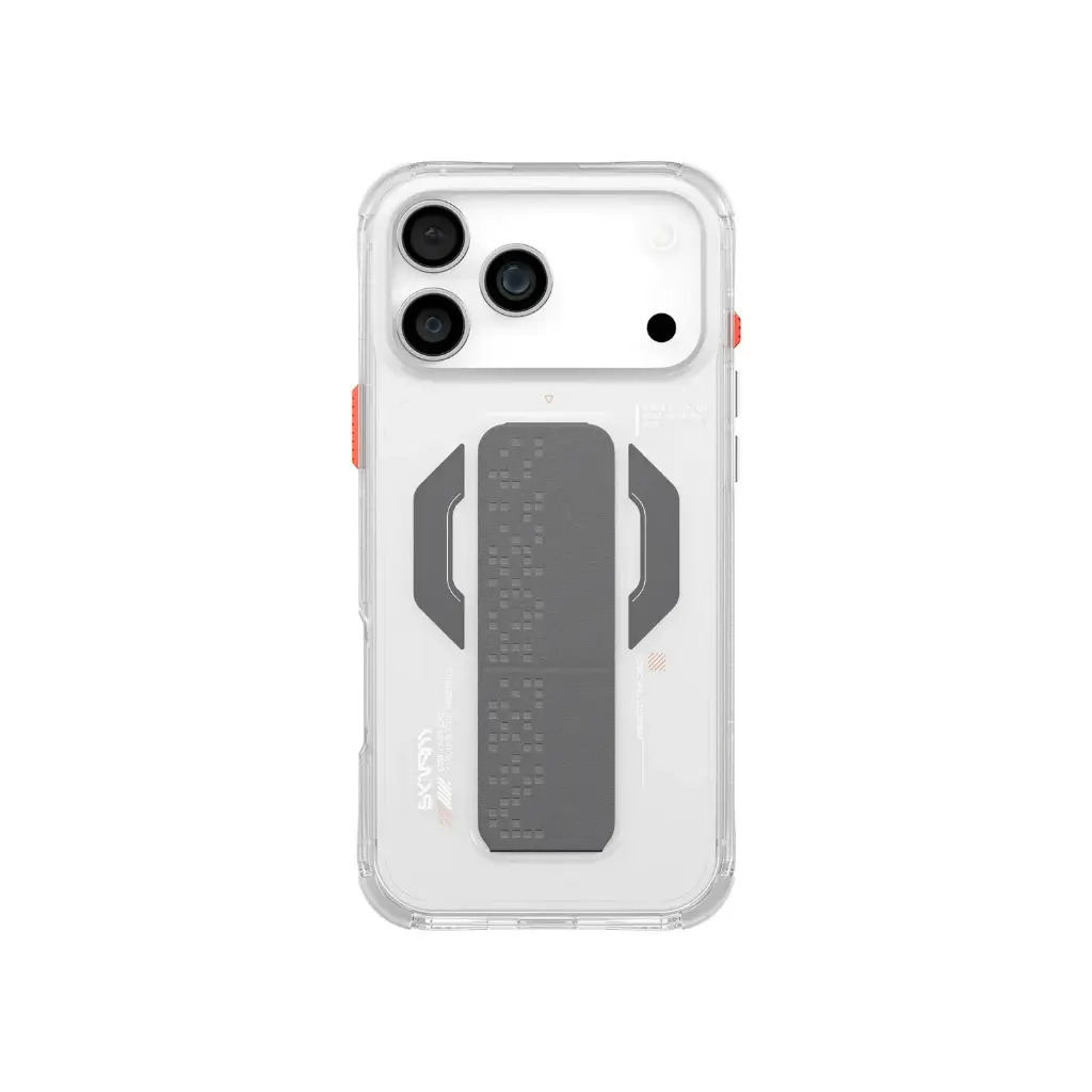 SkinArma Haxa MagSafe Case With Grip	Stand for iPhone 17 Pro - Clear