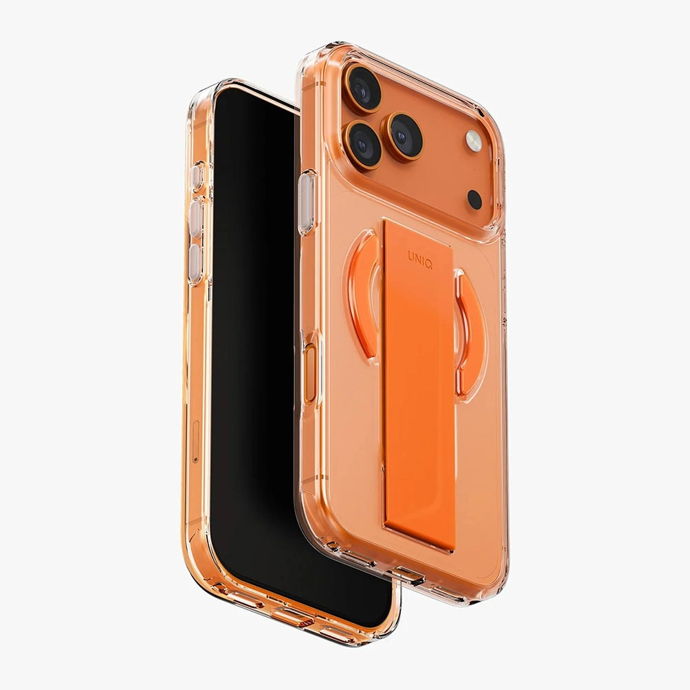 Uniq Hybrid Heldro Air Magsafe Case for iPhone 17 Pro Max - Volt orange