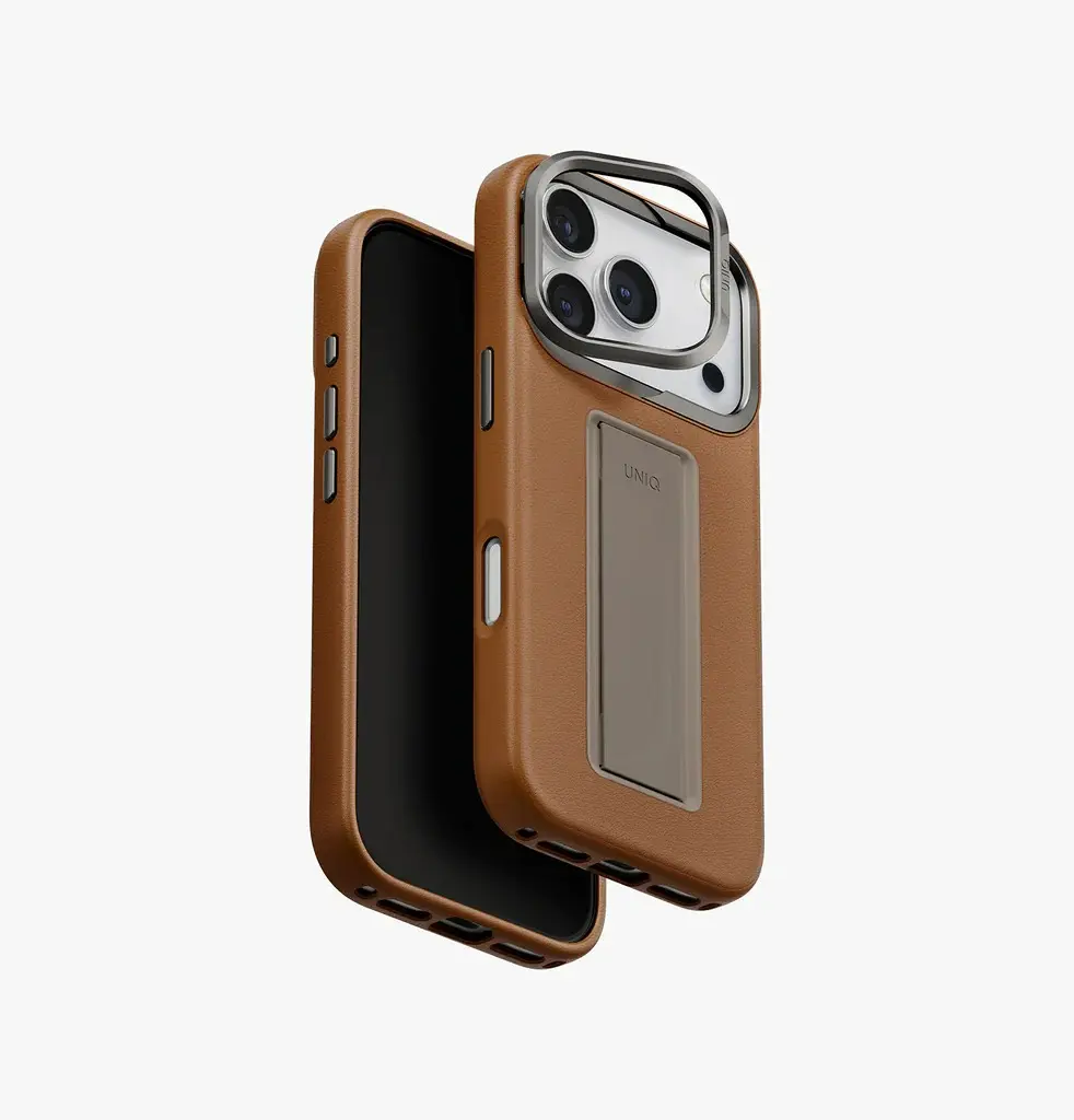 Uniq Hybrid Heldro Pro MagSafe Case for iPhone 17 Pro - Caramel