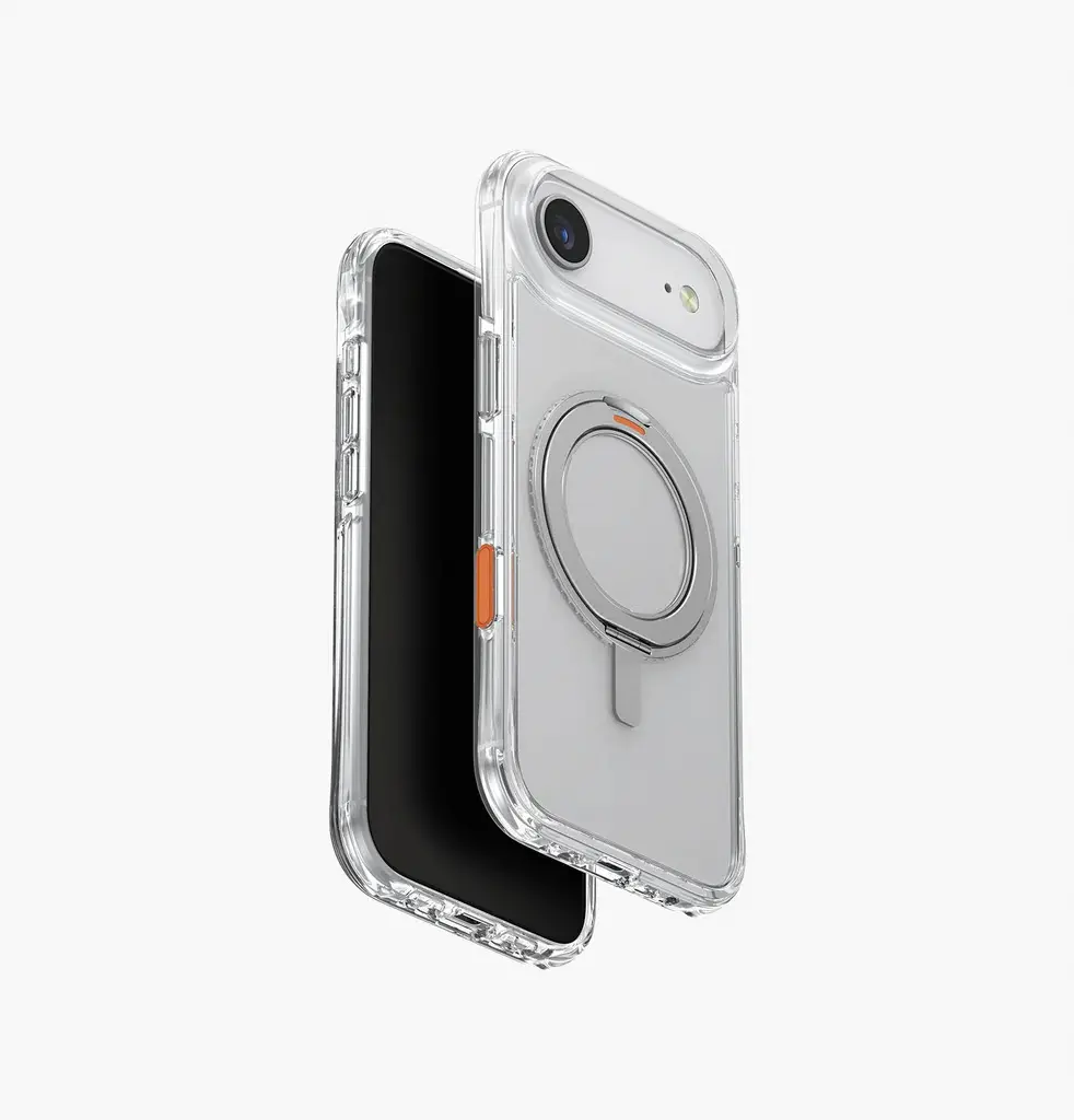 Uniq Hybrid Swix With 360 Rotating Kickstand MagSafe Case for iPhone Air- Lucent Clear