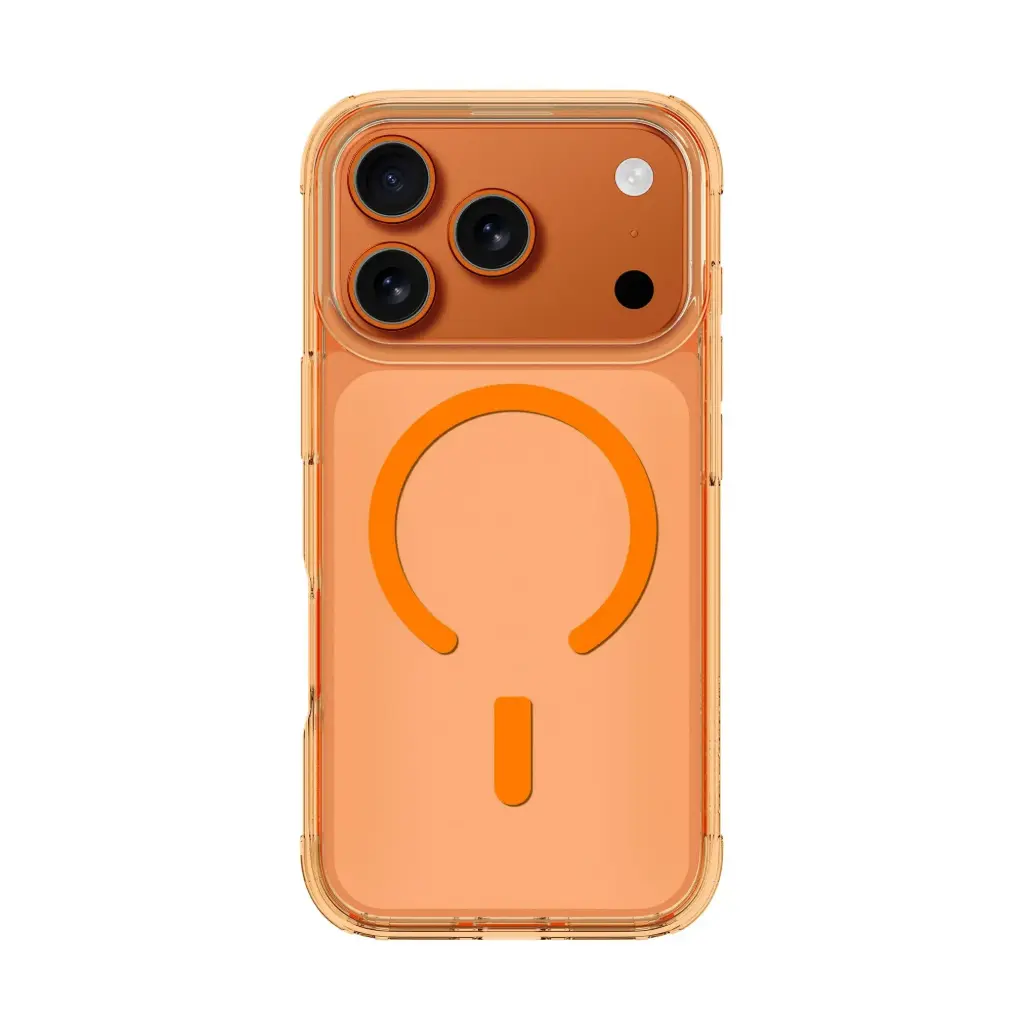 AMAZINGTHING Minimal Mag MAGSAFE DROP PROOF CASE FOR IPHONE 17 PRO MAX 6.9 (Color: Orange)"