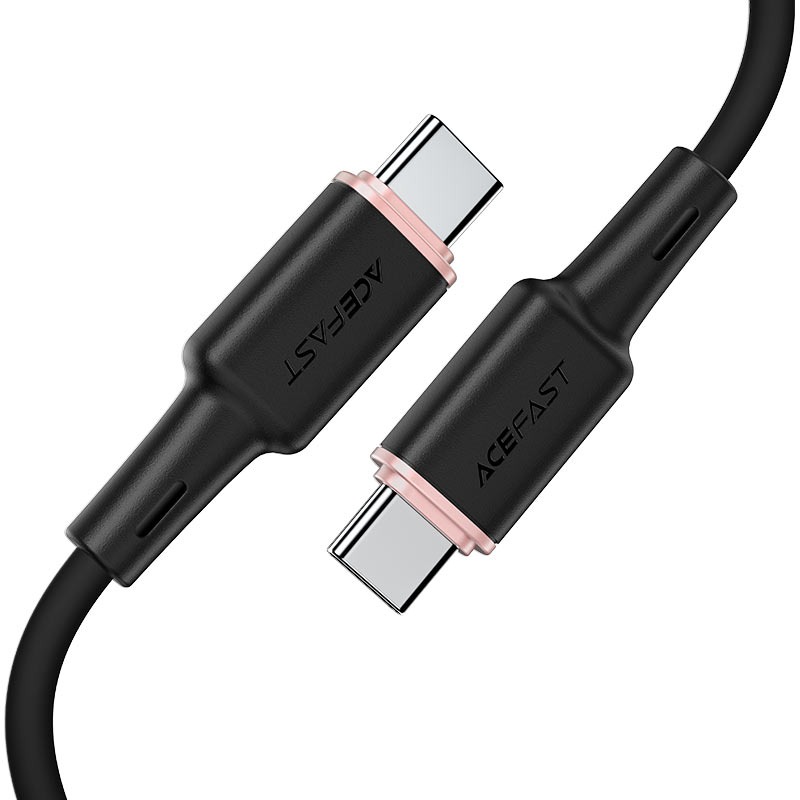 AceFast C2-03 USB-C to USB-C zinc alloy silicone charging data cable