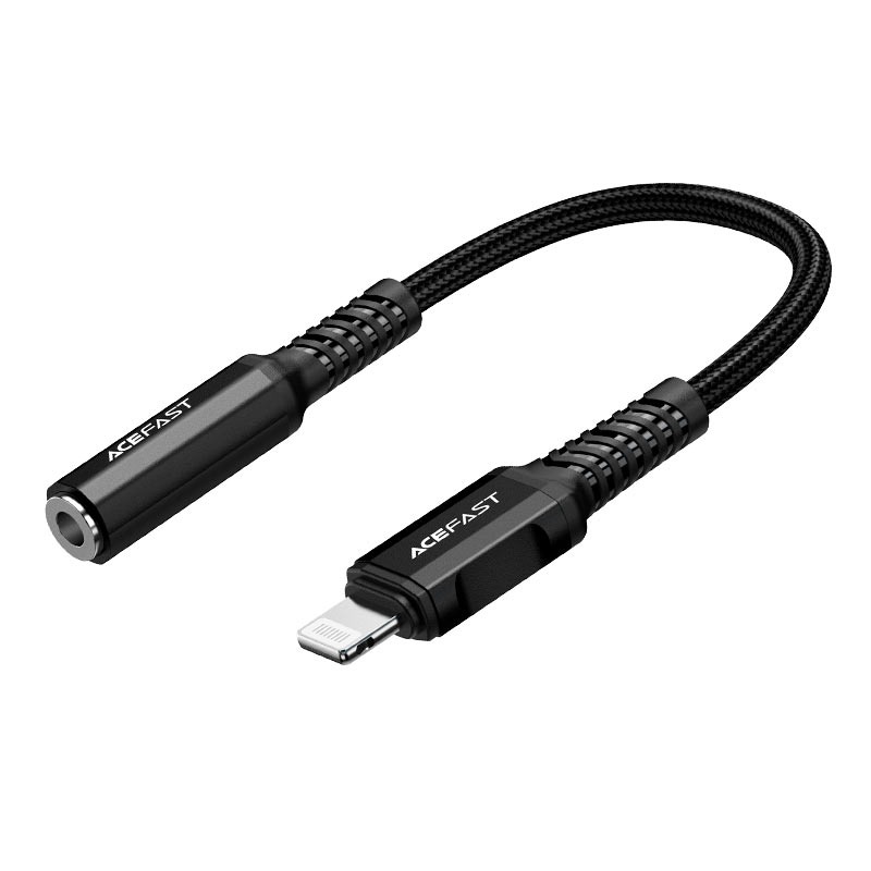 C1-05 Lightning to 3.5mm aluminum alloy headphones adapter cable
