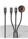 BRAVE TriVolt Series Multi- port data cable with Fast charging BDC-53