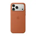 Apple - iPhone 17 Pro Max Silicone Case with MagSafe - Terra Cotta 