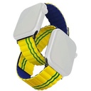 Uniq Revix Reversible Strap for Apple Watch World Cup Edition 42/44/45mm - Brazil (Blue) 