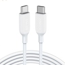 Anker PowerLine III USB-C to USB-C 6 ft - white 